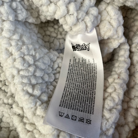 Unisex Comfy Navy Blue Wearable Blanket - Picture 6 of 6